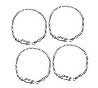 SOIMISS Cadenas De Reloj De Bolsillo De Metal 4 Cadenas Retro para Jeans y Cinturones