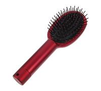 SOIMISS Caja Caja De Almacenamiento Peine De Rodillos Peine Redondo Desenredar Para Joyería Para Desenredar Desenredante Llave Cepillo Contenedor Secreto El Plastico Rojo