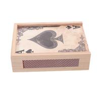 SOIMISS Caja de Fósforos de Madera, Estuche Vacío con Tapa Deslizante Suave, Diseño Liso, Estilo Vintage, para Embalaje Artesanal y Manualidades