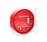 SOIMISS Caja de Llaves de Emergencia para Incendios con Alarma de Vidrio Armario de Seguridad Pared para Uso Residencial y Comercial Soporte Seguro para Llaves Situaciones de Emergencia