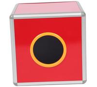 SOIMISS Caja de Lotería Cuadrada Roja Compacta Resistente para Oficina y Fiesta Contenedor Multifuncional para Papeletas Donaciones y Sorteos