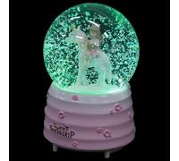 SOIMISS Caja de Música de Esfera de Cristal Unicornio Rosa Grande con Luz y Nieve Adorno Musical Decorativo para Dormitorio Estudio y Habitación de Niñas