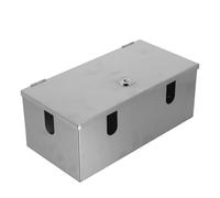 SOIMISS Caja Eléctrica Exterior Grande de Acero Inoxidable Cerradura Tapa Resistente Intemperie para Tomacorriente Protección Antirrobo para Enchufe Caja Segura para Uso al Aire Libre