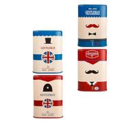 SOIMISS Caja para Cuchillas de Desecho 4 Piezas Organizador de Reciclaje de Hojas Tapa Azul y Roja Tamaño 105X75 CM Contenedor Práctico para Herramientas de Peluquería y Cuidado