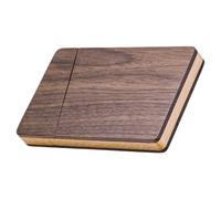 SOIMISS Caja portátil de Madera para Tarjetas de Visita. Cartera Negocio monederos Billetera para Hombres Regalos de Agente inmobiliario para Hombres Tarjetero para Hombre Bolsillo Acortar