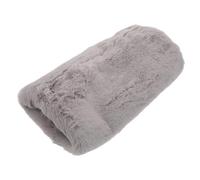 SOIMISS Calentadores de Manos de Invierno Cálidos y Cómodos, Manguito Alargado de Felpa Gris Claro 36x15 Cm para Actividades al Aire Libre, Estudiantes y Mujeres, Aislamiento Térmico