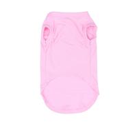 SOIMISS Camiseta para Perro Rosa de Algodón Transpirable para Cachorros y Perros Pequeños, Abrigo Casual Que Mantiene Caliente para Uso Diario y Estilo Siempre Moda