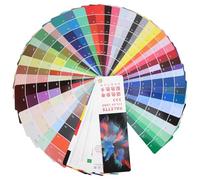 SOIMISS Carta de Colores 385 Tonos para Pintura y Manualidades, Tabla de Referencia de Combinación de Colores Precisa, Guía Portátil para Mezcla de Pinturas en Diseño y Arte Profesional