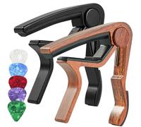 SOIMISS Cejillas para Guitarra Acústica y Eléctrica Cejilla Portátil de Púas Accesorio de Afinación para Guitarra Eléctrica Clásica y Española Profesional para Ukelele