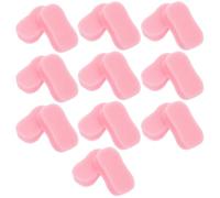 SOIMISS Cepillo Depilatorio de Esponja para Peluquería 20 Unidades Color Rosa Compacto y Ligero para Limpieza de Cabello Suelto Cuello Cara y Orejas Adecuado para Estilistas y