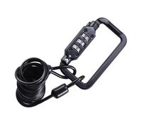 SOIMISS Cerradura de Casco de Motocicleta y Bicicleta Antirrobo Portátil de Aleación de Zinc y Ligera para Cascos de y Estilos