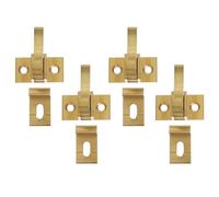 SOIMISS Cerrojo Antirrobo de Latón Pestillo de Resorte Forma de Pájaro 4 Unidades para Ventanas y Puertas Correderas Cierre de Seguridad para Hogar y Armarios Instalación Superficial