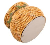SOIMISS Cesta Tejida de Flores Portátil, Resina y Madera, Decoración