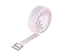 SOIMISS Cinta Métrica Corporal Flexible Redonda con Calculadora Bmi para Medición Precisa de Cintura y Grasa Corporal Herramienta Portátil para Seguimiento de Salud y Fitness