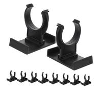 SOIMISS Clips para Patas De Armario y Soporte De Moldura De Zócalo, Negro PP Grueso, 10 Piezas, Ajuste Estable para Muebles De Cocina y Oficina
