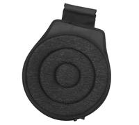 SOIMISS Cojín Giratorio para Asiento de Coche Rotación Suave y Portátil para Embarazadas Personas Mayores y Movilidad Reducida Multiusos para Oficina y Vehículo Color Negro Doble Anillo