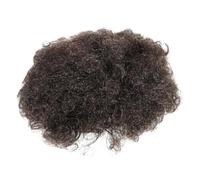SOIMISS Coleta Afro con Cordón para Mujeres Negras Extensión de Cabello Humano Natural Rizado Esponjoso y Transpirable Peinado Versátil para Uso Diario y Eventos Sociales