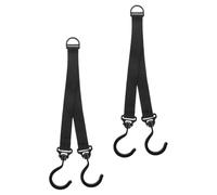 SOIMISS Colgador de Patinetas 2 Piezas Correa Resistente para Almacenamiento en Pared sin Taladro, Soporte Ajustable para Garaje, Adecuado para Tablas de Skate, Snowboard y Surf