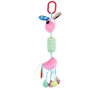 SOIMISS Colgante para Cuna Niña de Peluche Suave Juguete Sensorial Colgante para Cochecito y Cuna Estimula Sentidos con Sonidos y Texturas Material Seguro y Regalo para Bebés