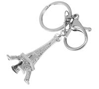 SOIMISS Colgante Torre Eiffel de Aleación de Zinc Plateado, Llavero Decorativo Artesanal para Bolso y Mochila, Souvenir Turístico de París, Accesorio Creativo para Regalos y Eventos