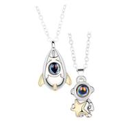 SOIMISS Collares Para Mamá Collar De Astronauta Quot Te Amo Quot 100 Idiomas Juego Para Parejas