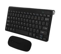 SOIMISS Combo de Teclado y Ratón Inalámbricos Compacto Minimalista Respuesta Rápida y Clic Silencioso para Oficina y Viajes de Negocios