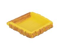 SOIMISS Comedero para Adecuado para Alimentar y Observar Hábitos Amarillo y Plato de Agua de Plástico Reptiles en Entornos Naturales