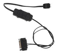 SOIMISS Concentrador de Ventiladores para Refrigeración de PC Negro 5v 3 Conectores Diseño Silencioso y Gestión de Configuraciones de Iluminación para Verano