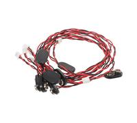 SOIMISS Conector de Hebilla para Batería de 9 V Tipo I Cable de 300 MM con Terminal a Presión Adaptador de Cierre Rígido para Caja de Batería Paquete de 8 Unidades Adecuado para