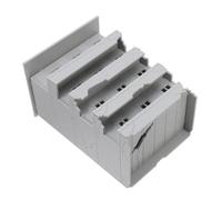 SOIMISS Construcción Plástica de Casa Arruinada para Mesa de Arena Ornamento DIY para Paisaje Ferroviario y Escenarios de Ruinas