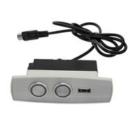 SOIMISS Controlador Manual para Sillón Elevador Eléctrico de 2 Botones y 5 Pines con Puerto USB Controlador Ergonómico Ajustable de ABS para Sillón Reclinable Eléctrico Pieza de