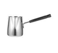 SOIMISS Copa de Acero Inoxidable Calentar Leche Taza Medidora Portátil Mango Ergonómico para Café y Chocolate Fundido Cocinas de Gas y Estufas Portátiles