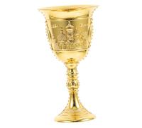 SOIMISS Copa de Vino Retro de Metal con Diseño Vintage y Elegante para Vino Jugos y Postres para y Decoración