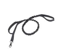 SOIMISS Correa Elástica de Nylon Ajustable para Perro Estiramiento Táctico Adecuado para Entrenamiento y Paseos al Aire Libre de Longitud Regulable Negra