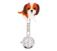 SOIMISS Cuadro Mural para Examen Forma De Perrito Reloj De Enfermera Colgante Reloj De Bolsillo para Aula o Consulta