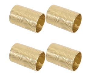SOIMISS Cubiertas para Manijas de Muebles Estilo Chino Doradas, 4 Piezas 40×60 Mm, Accesorios de Herrajes para Gabinetes de Cocina y Tocador, Diseño Tallado Tradicional, Ideales