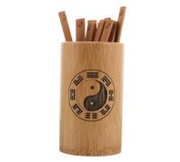 SOIMISS Cubo De Bambú para Deseos y Varillas i Ching Kit Completo para Adivinación Chino y Mejora del Feng Shui