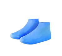 SOIMISS Cubrezapatos de Látex Antideslizantes y Plegables para Actividades al Aire Libre en Lluvia, Unisex y Talla S, Color Azul