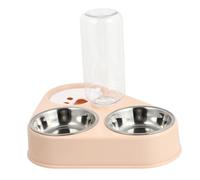 SOIMISS Cuenco para Mascotas De Acero Inoxidable Biberón para Mascotas y Dispensador Automático De Agua para Gatos para Comederos De Interior