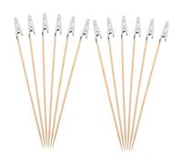 SOIMISS de Cocodrilo con Palo de Madera 50 Piezas para Modelismo y Manualidades Sujeción Fuerte para Fotos Notas y Tarjetas Accesorio Versátil para Aerógrafo y Exhibición Creativa