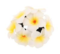 SOIMISS de frangipani tocado de flores lazos de pelo tropicales pequeño accesorios para el cabello de flores hawaianas Coritos de cabello de la flor de Hawaii Cuerda elastica