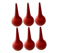 SOIMISS de Goma para Oídos y Nasal para Bebés 6 Piezas Limpiador Multifuncional para Nariz y Oídos Soplador de Aire para Eliminar Polvo Color Rojo