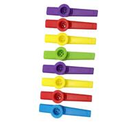 SOIMISS de Instrumentos Musicales Color Aleatorio Adecuado para Actividades al Aire Libre 8 Piezas Kazoo de Plástico Estructura Simple Necesidad de Teoría para Niños y Amantes Música