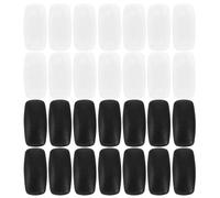 SOIMISS de Silicona Antideslizantes 20 Pares de Almohadillas Nasales Rectangulares Preventivas de Deslizamiento para Gafas y Gafas de Ver para Uso Diario
