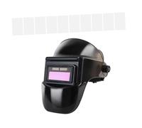 SOIMISS de Soldadura Automática con Oscurecimiento Pantalla Facial Ligera y Transpirable Casco Profesional para Soldadores con Protectores Compatible Arc Tig Mig