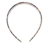 SOIMISS Diadema Antideslizante para Mujer Diadema de Moda Diseño Dentado de Acetato Accesorio de Cabello para Limpieza Facial y Ocasiones Tocado Femenino Marrón y Negro