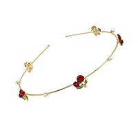 SOIMISS Diadema De Cereza Accesorio Para El Cabello Diadema De Perla Para Niña Bonita Diadema Para Bebé Aros Para El Cabello Encantadores Adornos Para La Cabeza Tocado De Fruta De