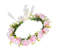 SOIMISS Diadema De Flores Para Boda Diadema De Novia Manual Flores De Imitación Tocado De Novia Para Ceremonia De Boda