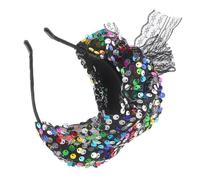 SOIMISS Diadema Fascinador Vintage con Lentejuelas para Fiesta de Té Tocado Retro para Mujer Accesorio Elegante para Ceremonias y Eventos Especiales