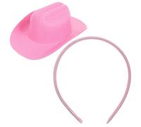 SOIMISS Diadema Mini Sombrero De Vaquera Linda Diadema Para Fiesta De Cosplay Para Disfraz De Carnaval